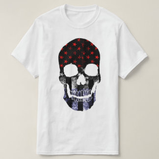 USA Skull Warrior Tシャツ