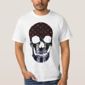 USA Skull Warrior Tシャツ (正面)