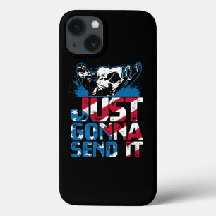 USA Snowmobileライダー iPhone 13ケース