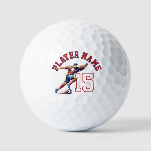 USA Soccer Eagle Athlete Patriotic National Team  ゴルフボール (正面)