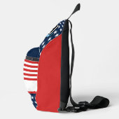 USA Soccer Eagle Athlete Patriotic National Team  スリングバッグ (右)