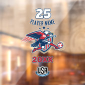 USA Soccer Eagle National Team Patriotic Action ウィンドウサイン (シート2)