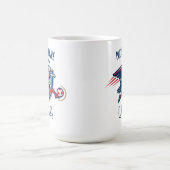USA Soccer Eagle National Team Patriotic Action コーヒーマグカップ (中央)
