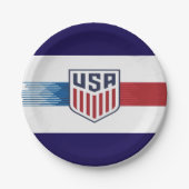 USA Soccer Party Paper Plate ペーパープレート (正面)