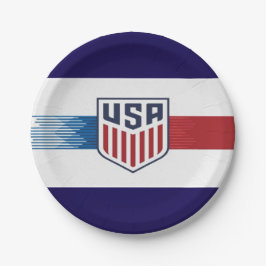 USA Soccer Party Paper Plate ペーパープレート