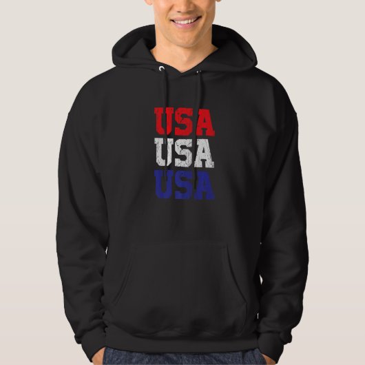 USA Soccer USA Patriotic Soccer Premium パーカ (正面)