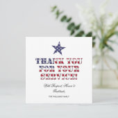 USA Stars and Stripes Thank You Your Service (スタンド正面)