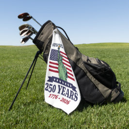 USA Statue of Liberty 250 Years 1776-2026 ゴルフタオル