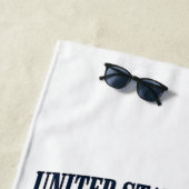 USA Statue of Liberty 250 Years 1776-2026 ビーチタオル (インサイチュ)