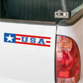 USA sticker バンパーステッカー (トラック上)