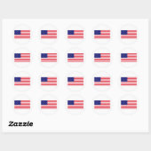 USA_Sticker ラウンドシール (シート)