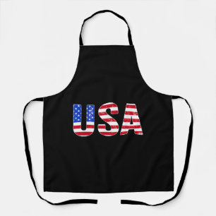 USA Tシャツ 愛国 アメリカ国旗 メンズ レディース キッズ エプロン