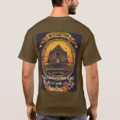 USA Tee 2025 - ZazzleのBasic Dark T-Shirt Tシャツ (裏面)