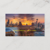 USA Travel & Emergency Info Business Card - Person 名刺 (裏面)