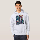 USA Trendy Hoodie – Soft Fabric Modern Street パーカ (正面フル)