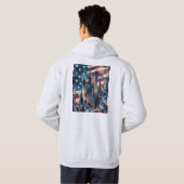 USA Trendy Hoodie – Soft Fabric Modern Street パーカ (裏面フル)