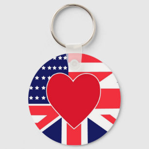 USA/UK愛 キーホルダー