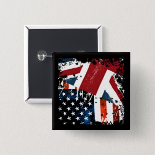 USA$UK 缶バッジ (正面&裏面)