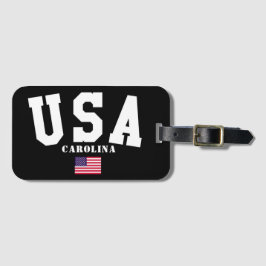 USA varsity letters American Flag Gym Sports  ラゲッジタグ