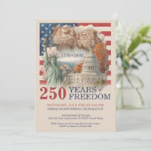 USA Vintage America's Semiquincentennial 250 Years 招待状 (スタンド正面)