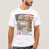 USA Vintage America's Semiquincentennial 250 Years Tシャツ (正面)