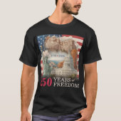 USA Vintage America's Semiquincentennial 250 Years Tシャツ (正面)