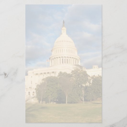 USA, Washington DC, Capitol building 便箋 (正面)