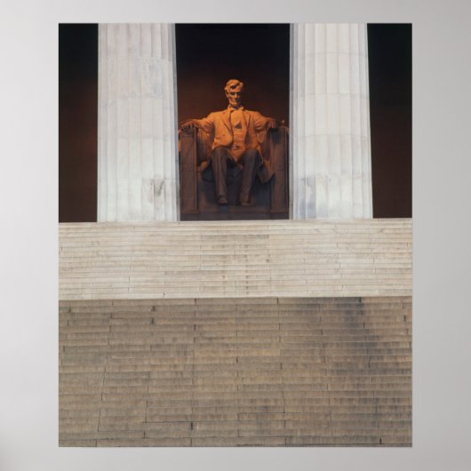 USA, Washington Dc, Lincoln Memorial ポスター (正面)