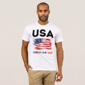 USA World Cup 2026 American Flag Soccer Tシャツ (正面フル)