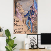 USA WWIプロパガンダ ポスター (ホームオフィス)