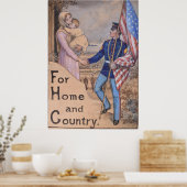 USA WWIプロパガンダ ポスター (キッチン)