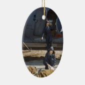 USAAFフライトナースと気に負傷用メディア セラミックオーナメント (右)