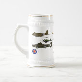 USAAF記念スタイン ビールジョッキ (左)