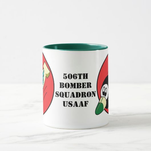 USAAF 8th Air Force 506th Bmb Sqd マグカップ (中央)