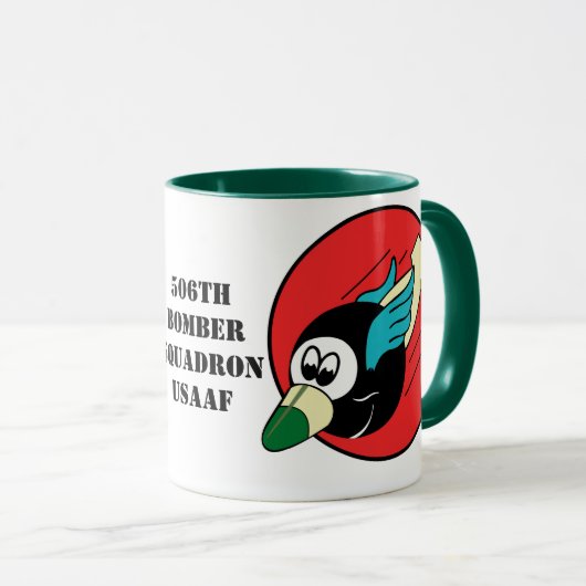 USAAF 8th Air Force 506th Bmb Sqd マグカップ (正面右)