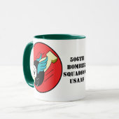 USAAF 8th Air Force 506th Bmb Sqd マグカップ (正面左)