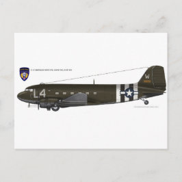 USAAF C-47スカイトレイン ポストカード