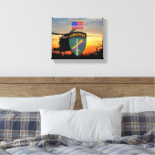 USACAPOCスペシャルOps退役軍人vetsパッチ キャンバスプリント (インサイチュ (寝室))