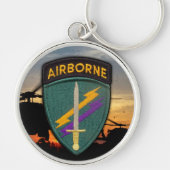 USACAPOC特別Ops民事問題パッチ キーホルダー (正面)