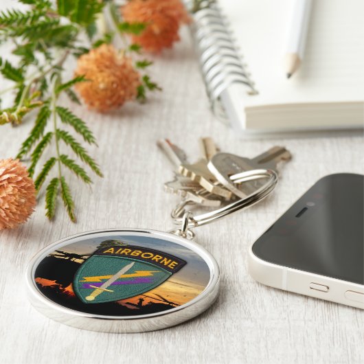 USACAPOC特別Ops民事問題パッチ キーホルダー (側面)