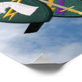 USACAPOC 1st特別Opsパッチプリント ポスター (角)