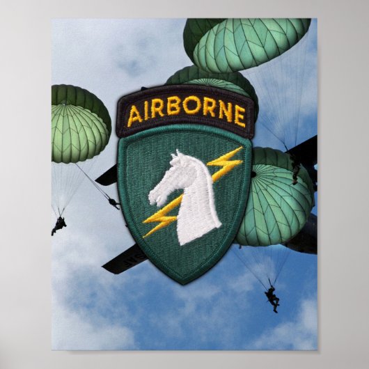 USACAPOC 1st特別Opsパッチプリント ポスター (正面)