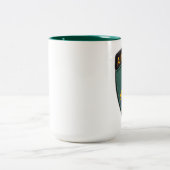 USACAPOC (A)特別なopsの民事の退役軍人の獣医 ツートーンマグカップ (中央)