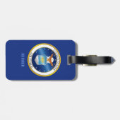 USAFの荷物のラベル ラゲッジタグ (裏面横)
