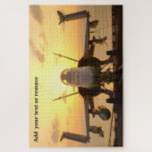 USAFジェット戦闘機ホーネットの夜間空輸キャリアで ジグソーパズル (縦)