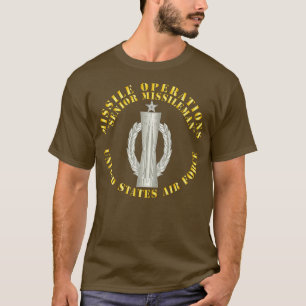 USAFミサイル作戦ミッスレマン上級幹部 Tシャツ