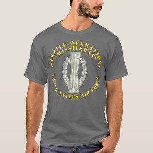 USAFミサイル作戦ミッスレマン基本 Tシャツ