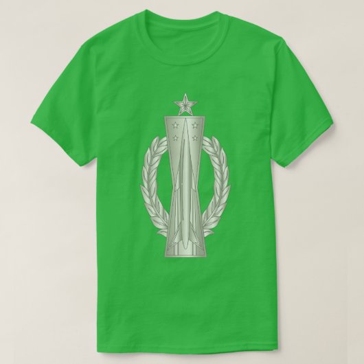 USAFミサイル運用シニアウテキスト Tシャツ (デザイン正面)