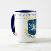 USAF宇宙コマンド マグカップ (正面左)