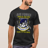 USAF治安部隊 – セキュリティ警察退役軍人T-S Tシャツ (正面)